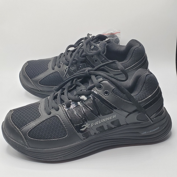 NWT I-runner proseries leather/mesh diabetic slip proof safety shoe 7 extra wide - Picture 2 of 15